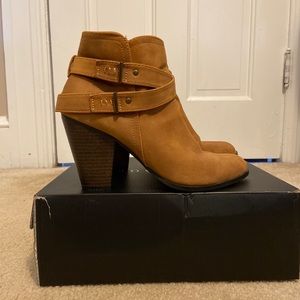 Tan Suede Charlotte Russe Booties